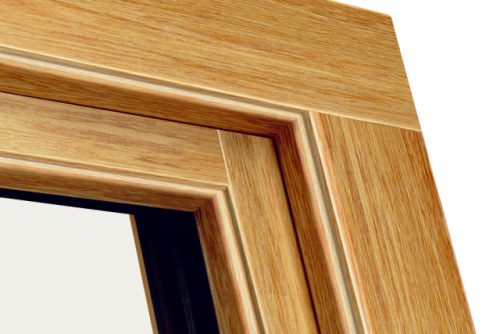 Maß gefertigte Holzfenster Profile 